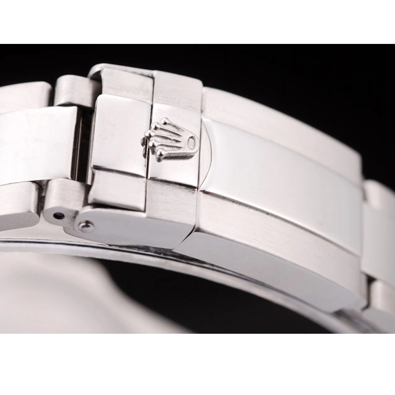Aaa replica watch White Steel Dial Rolex Stainless Explorer Bezel 0724